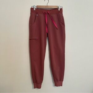 FIGS Mauve Zamora High Waisted Joggers